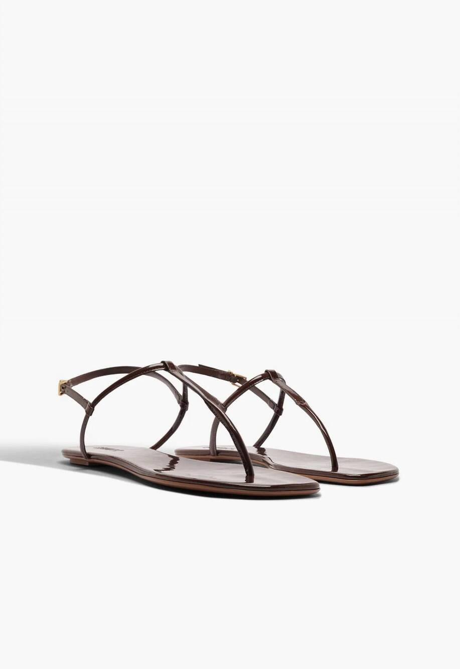 NEW SCHUTZ women's elsha flat sandal in brown